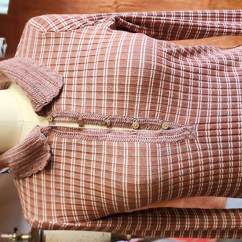 FREE PEOPLE Deliliah Striped Ribbed Knit Henley